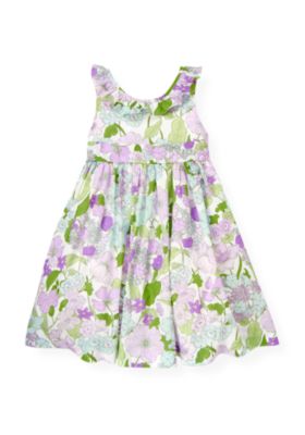 Ruffle Petunia Floral Dress