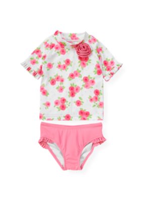 Rosette Rash Guard Two-Piece Set