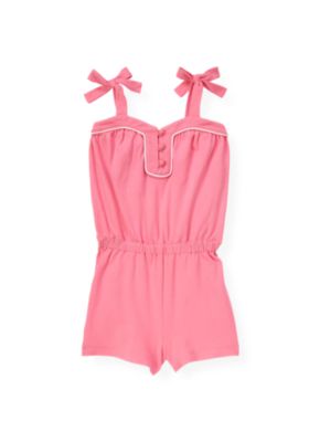 Piped Pique Romper