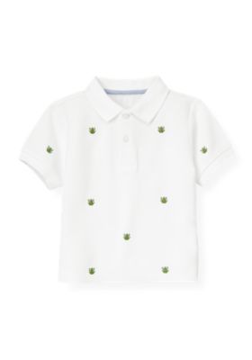 Embroidered Frog Polo Shirt