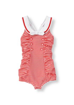 Sailor Stripe One-Piece Swimsuit