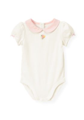 Hand-Embroidered Rose Bodysuit