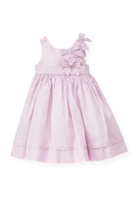 Bow Bodice Silk Dress