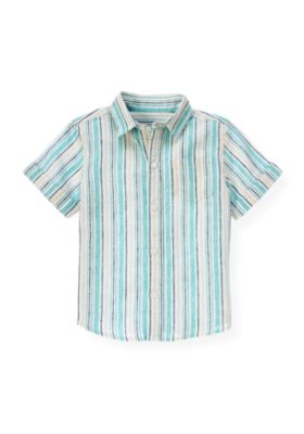 Linen Blend Stripe Shirt
