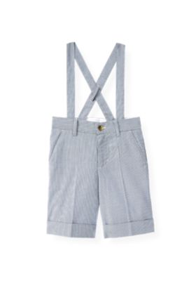 Stripe Suspender Short
