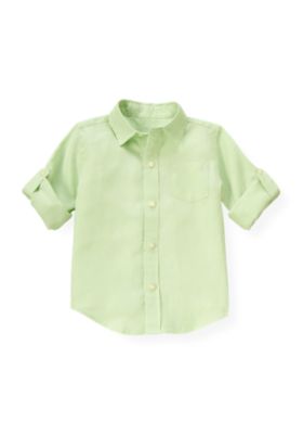 Linen Roll Cuff Shirt