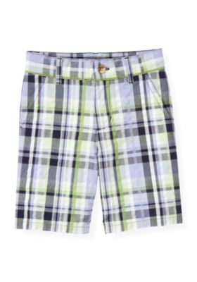 Plaid Seersucker Short
