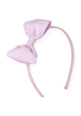 Gingham Bow Headband