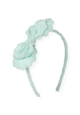 Eyelet Bow Headband