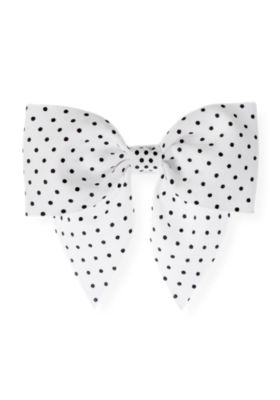Polka Dot Bow Barrette