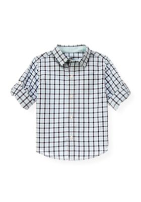 Gingham Roll Cuff Shirt