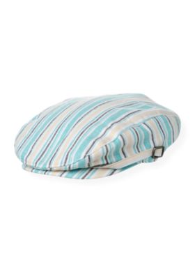 Linen Blend Stripe Cap