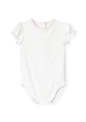 Seersucker Trim Bodysuit