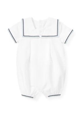 Linen Blend Sailor One-Piece
