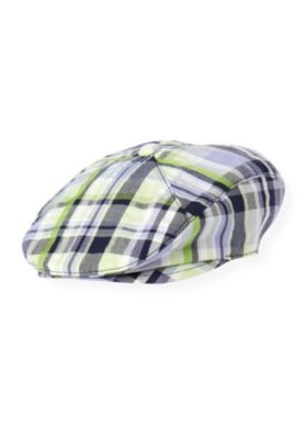 Classic Navy Plaid Cap