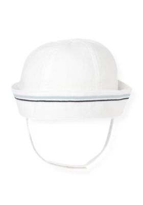 Linen Blend Sailor Hat