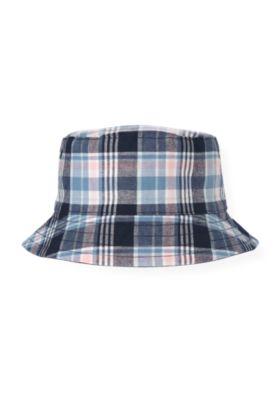 Reversible Plaid Bucket Hat