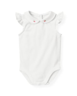 Embroidered Collar Bodysuit