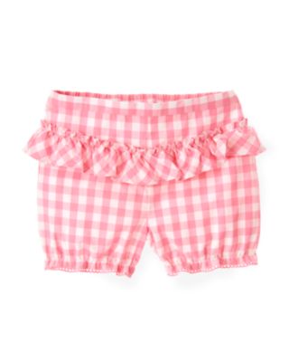 Ruffle Gingham Bloomer Short