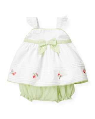 Bird Flower Embroidered Ensemble
