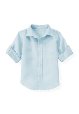 Linen Roll Cuff Shirt