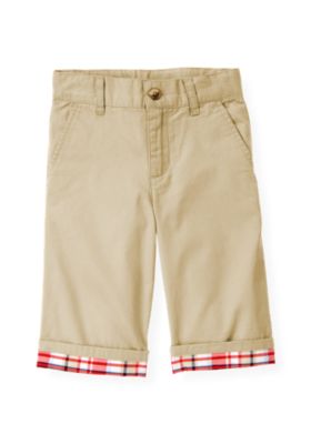 Plaid Cuff Short