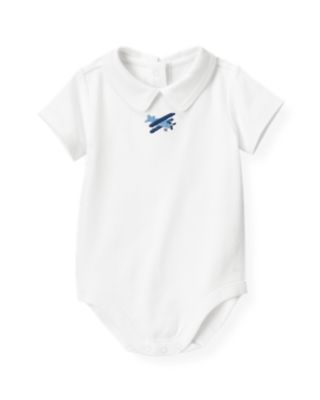 Vintage Plane Collared Bodysuit