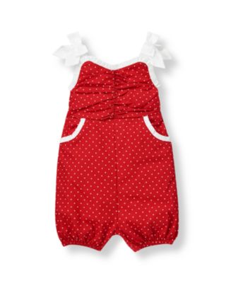 Ruched Dot One-Piece