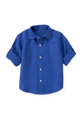 Linen Roll Cuff Shirt