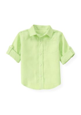 Linen Roll Cuff Shirt