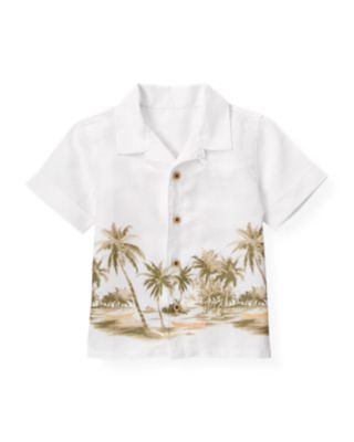Palm Linen Shirt