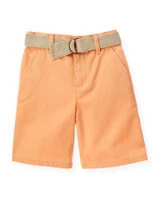 Belted Twill Short