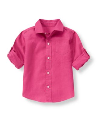 Linen Roll Cuff Shirt