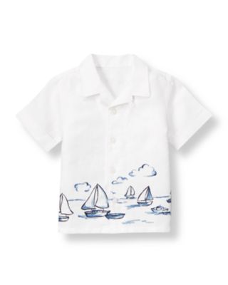 Sailboat Linen Shirt