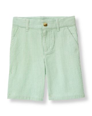 Stripe Seersucker Short