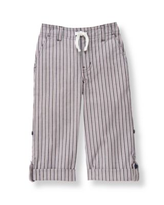 Stripe Roll Cuff Pant