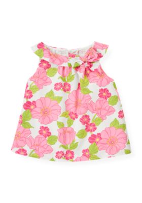 Bow Neck Floral Top