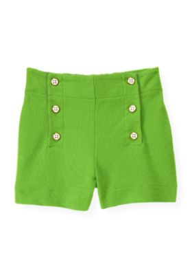 Button Pique Short