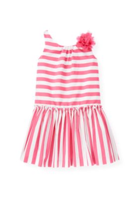 Corsage Stripe Dress