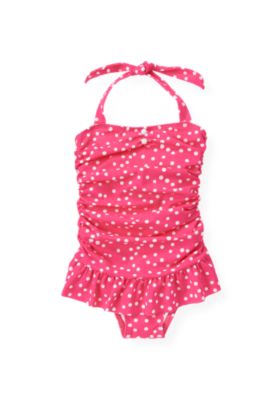 Ruched Dot Swimsuit