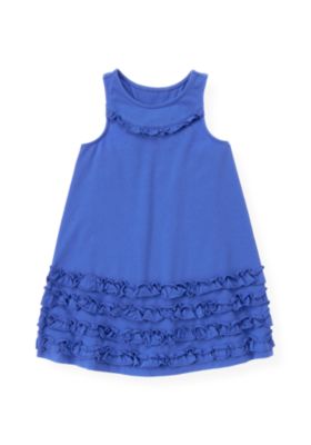 Ruffle Racer Back Knit Dress