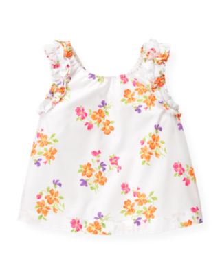 Ruffle Floral Top