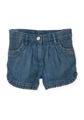 Denim Ruffle Short