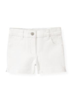 White Denim Short