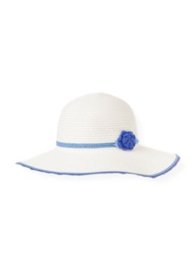 Crochet Flower Straw Sunhat