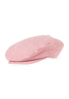 Stripe Seersucker Cap