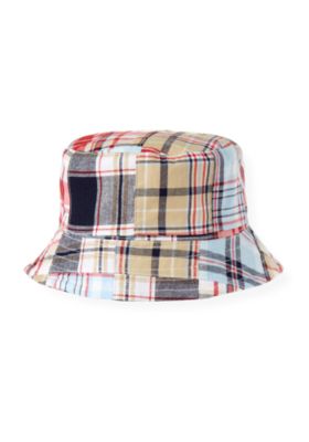 Plaid Patchwork Bucket Hat
