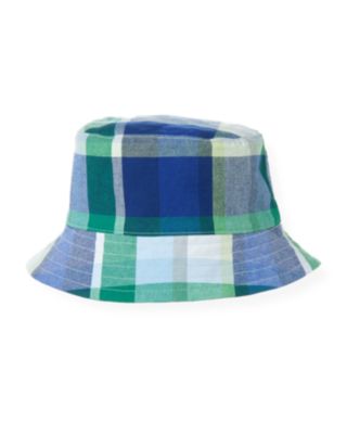 Reversible Plaid Bucket Hat
