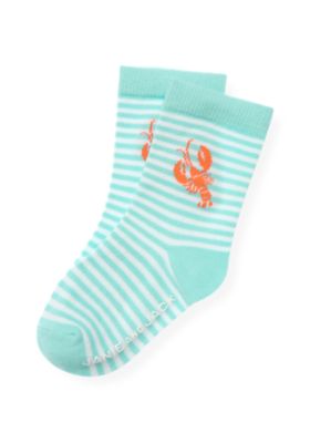 Lobster Stripe Sock