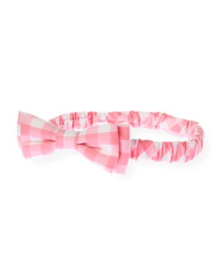 Gingham Bow Headband